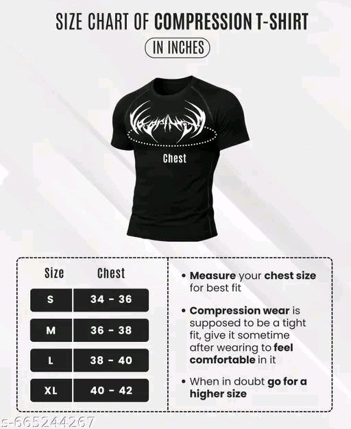 GYM FIT T-SHIRT WITH TRENDY VENOM DESIGN