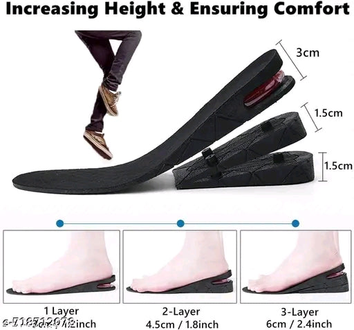 Height increase shoe insole air cushion 4 layers 1 layers-1.80 inches